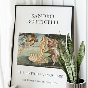 Sandro Botticelli, The Birth of Venus Poster, Digital Download, Digital Print