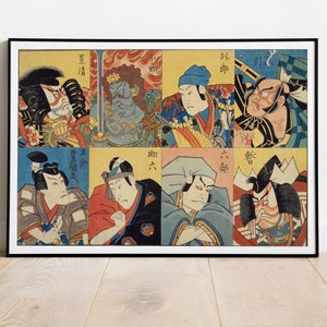 Utagawa Kunisada Kabuki Actor Print: Japanese Ukiyo-e Art