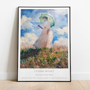 Claude Monet | Hoschedé Garden Art Poster | Vintage Decor | Wall Art | Fine Art Reproduction | Home Decor | French Impressionism | Gift
