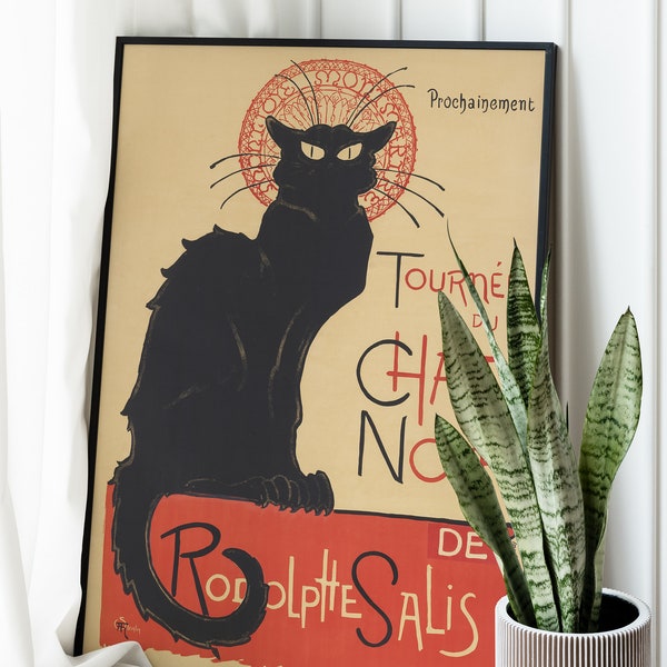 Tournée du Chat Noir by Alexandre Steinlen, Printable Wall Art, Digital Print, Wall Decor, Ready To Print, Digital Download, Cat Print