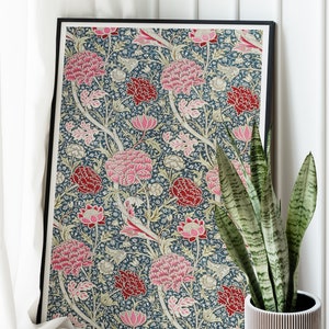 William Morris, Garden Tulip, Printable Wall Art, Digital Print, Wall Decor, Digital Download,
