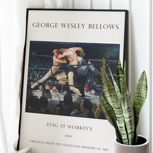 George Bellows Stag at Sharkey&#39;s Print: Boxing Art (Digital Download)