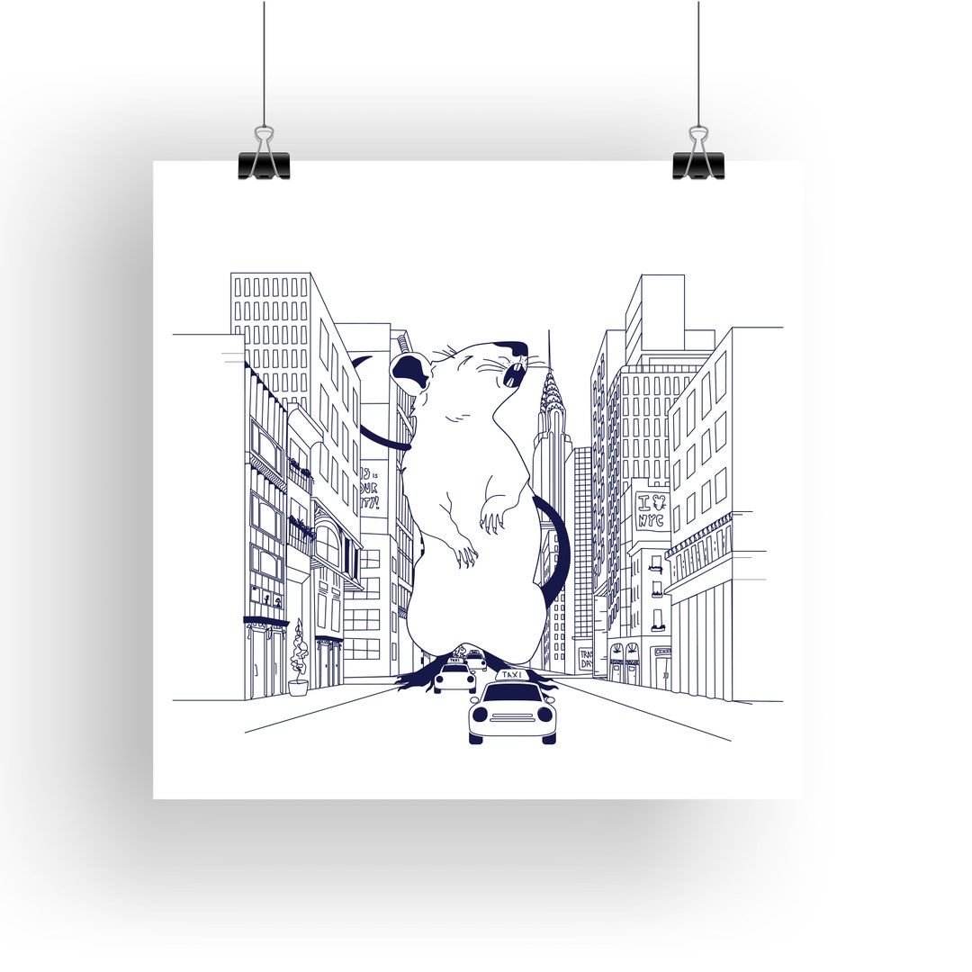 RATS! NYC Matte Paper Poster Print - Etsy