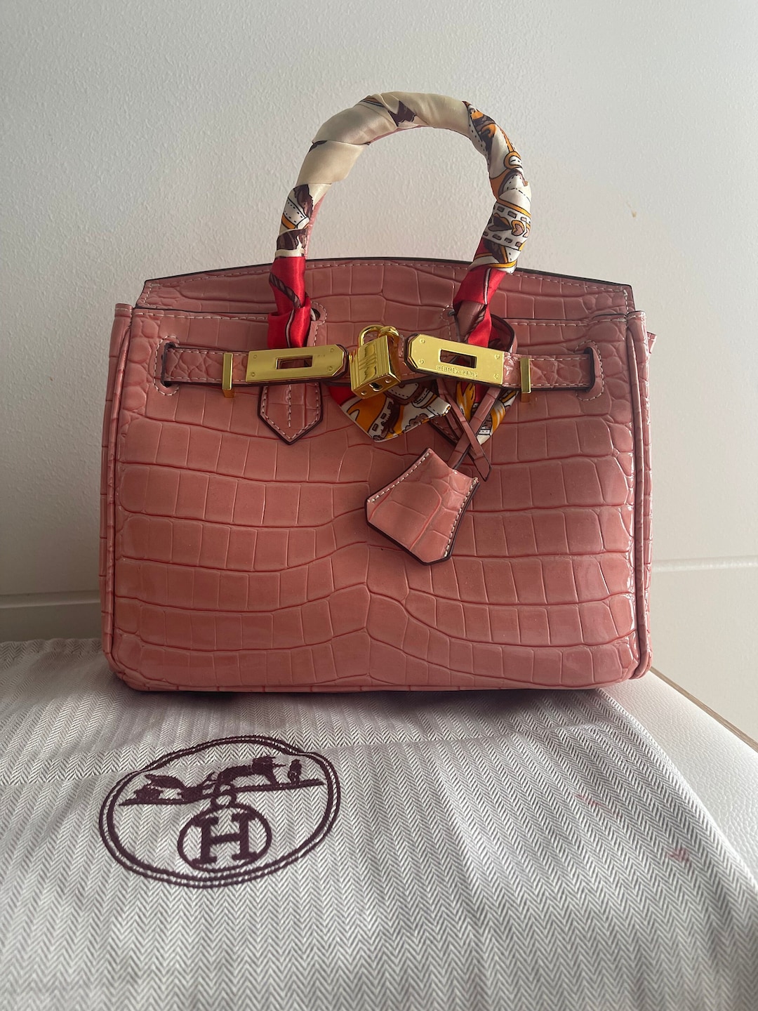 Pink Hermes Birkin Dupe Etsy