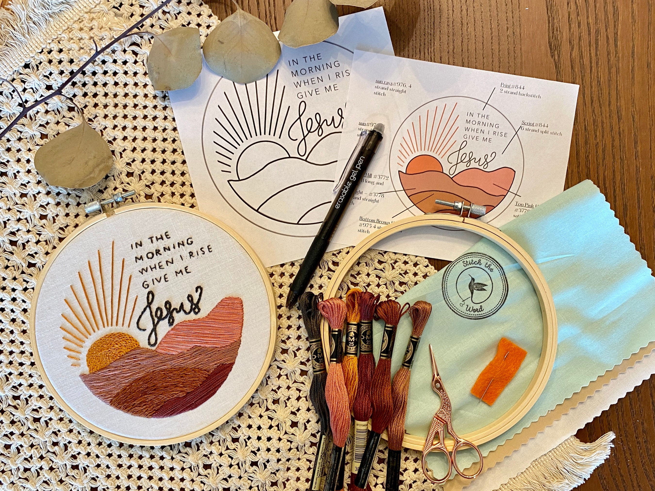 Give Me Jesus – Digital Embroidery Pattern + Devotional (hymn-inspired ...