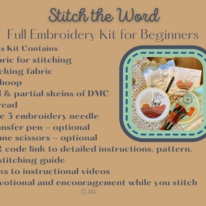 Give Me Jesus – Christian Embroidery Kit + Devotional (hymn-inspired ...