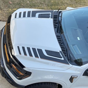 Hood Stripes Compatible with a Ford F-150 Tremor & Black Lariat Sport Package 2021-2025