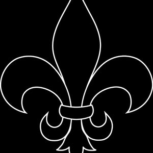 Fleur-de-lis .png Digital File