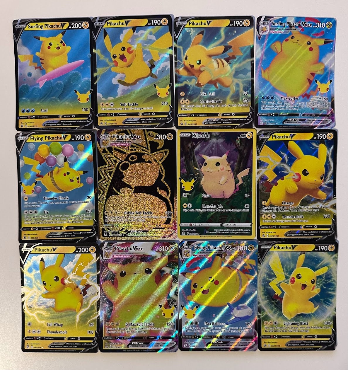 Pokemon 10 Card All Pikachu Pack With Holo Foil Promo Vintage and Ultra Rare  -  Denmark