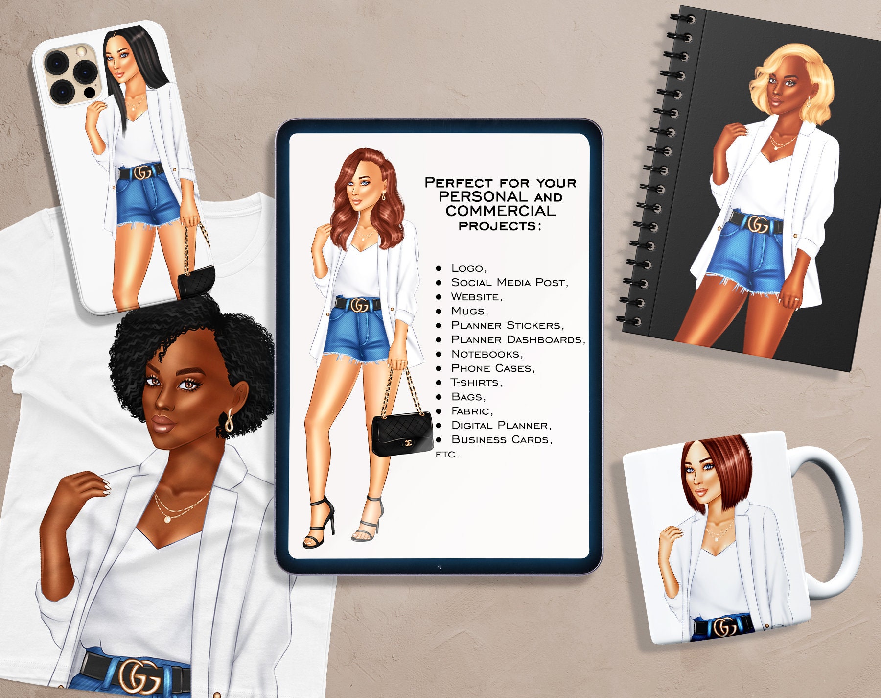 Denim Girl Clipart Fashion Clipart Black Girl Clipart Etsy Denim Girl Clipart Fashion Clipart Black Girl Clipart Etsy