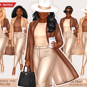 Girl boss clipart, Black girl clipart, Fashion clipart girl, Black woman clipart, Business woman clipart, Black women clipart