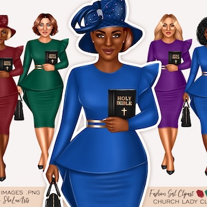 Church clipart, Black woman clipart, Church lady clipart, Christian png, Black girl png, Black women clipart, Praying woman clipart