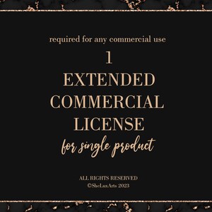 Extended Commercial License for single product, Commercial use, Extended license