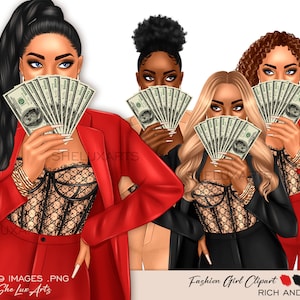 Donna che tiene soldi contanti dollari, clipart ragazza nera, donna d'affari, clipart ragazza moda, donna Hustler png, donna nera, PNG finanziario