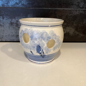 Blauw Delft Bulb Pot