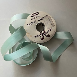 Celadon Moire Ribbon