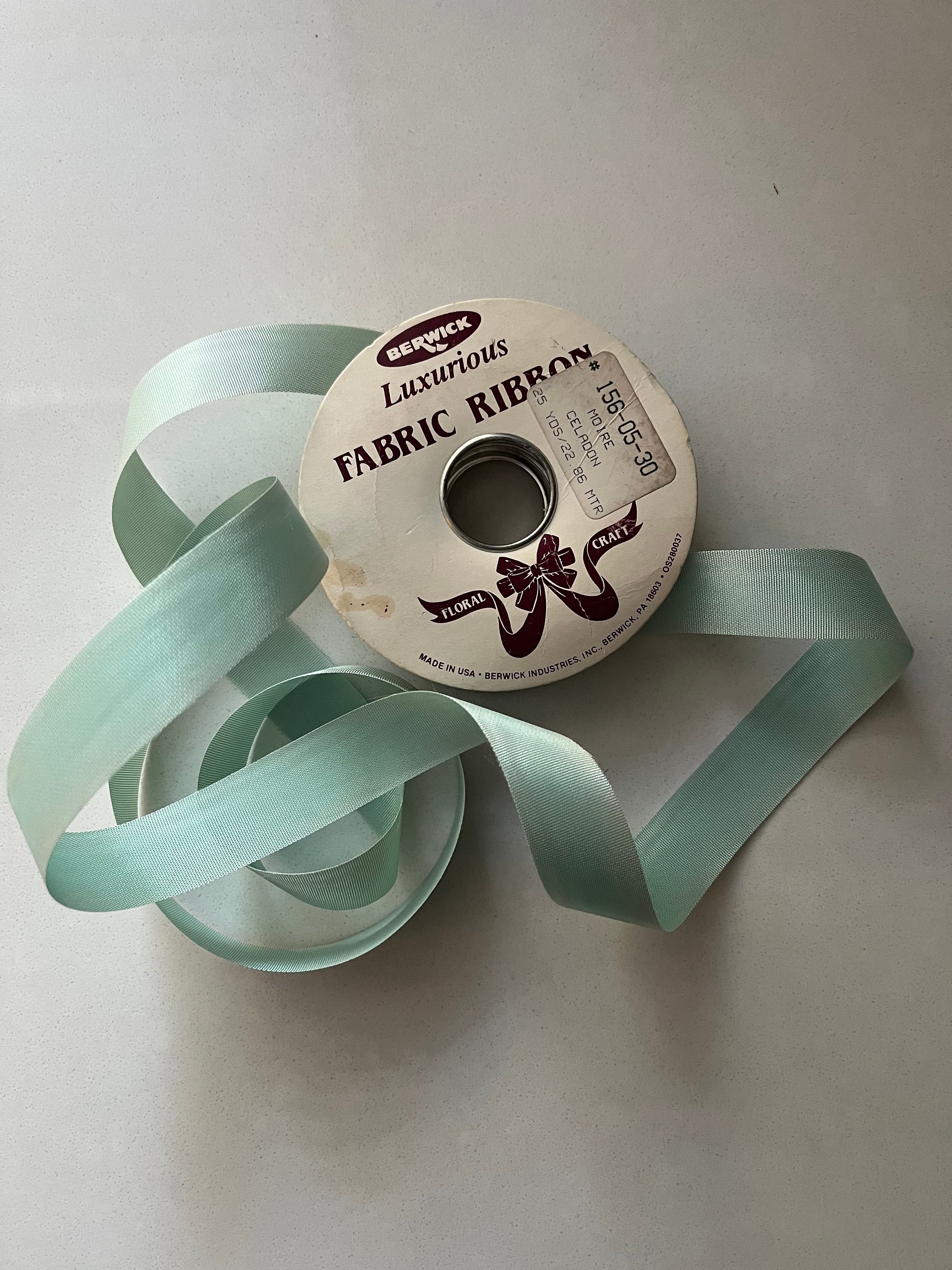 Offray Berwick 2.25 Wide Double Face Satin Ribbon, Ivory, 50 yds