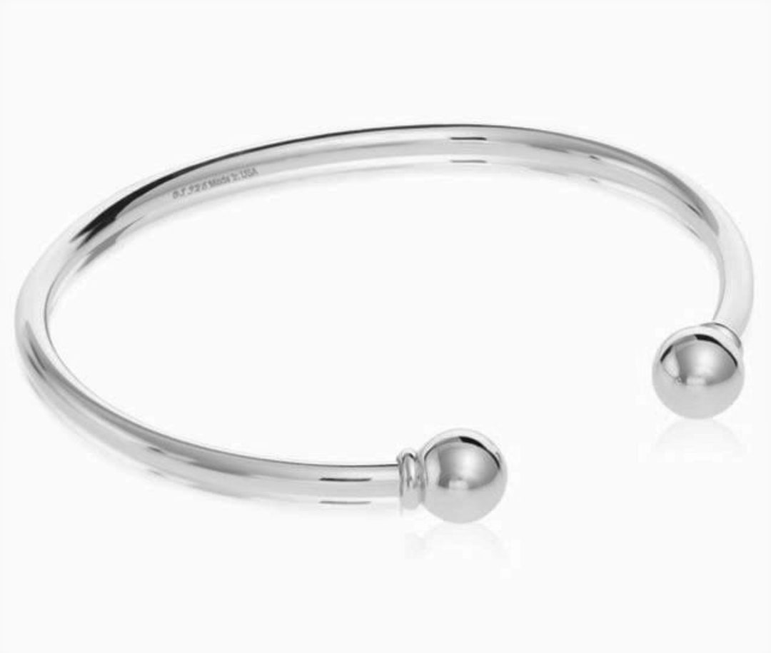 Cape Cod Bracelet 2 Ball Screw 925 Sterling Silver Etsy