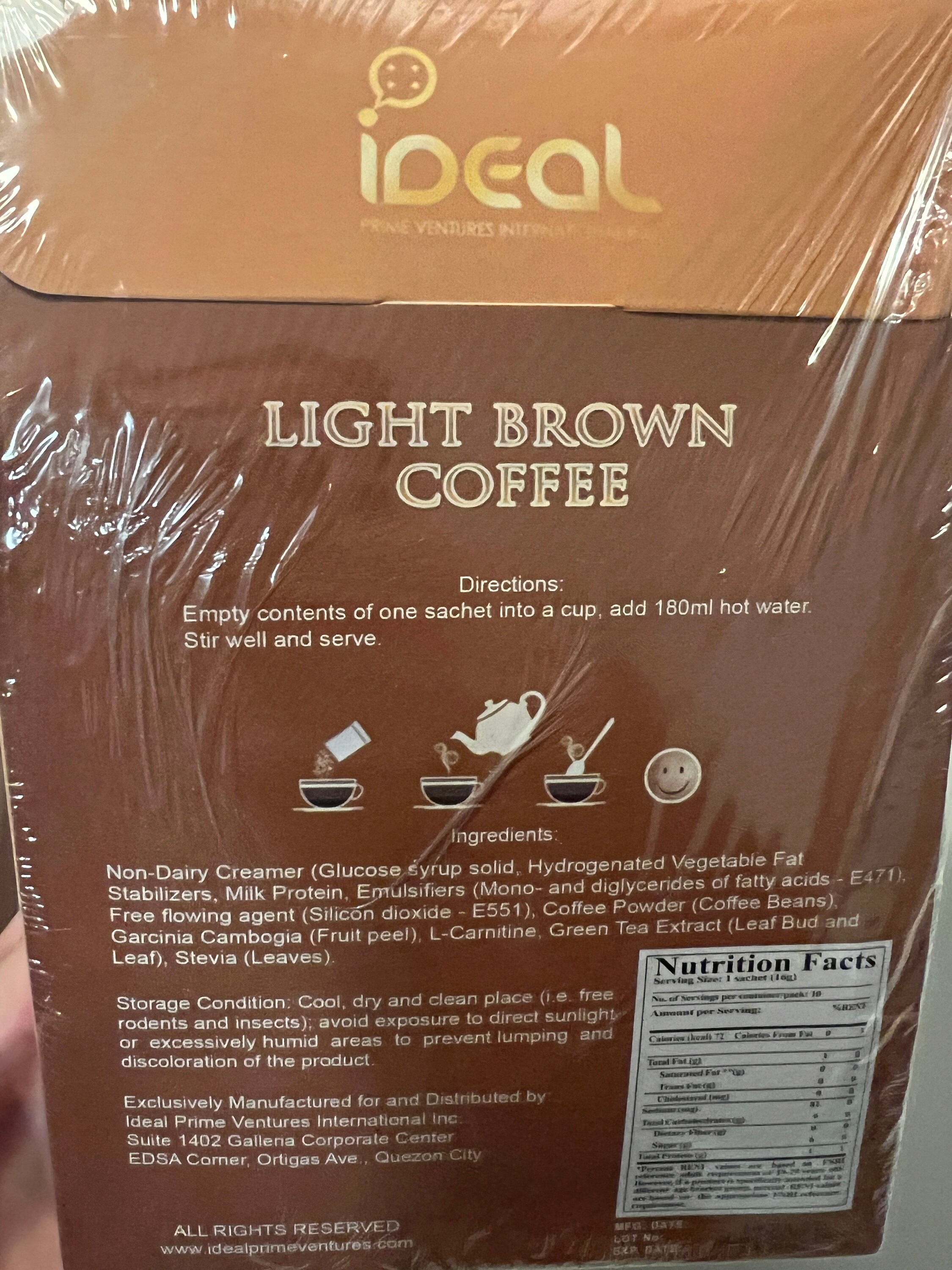 Brown/light Brown Coffee instant Coffee Guyabano Barley Etsy