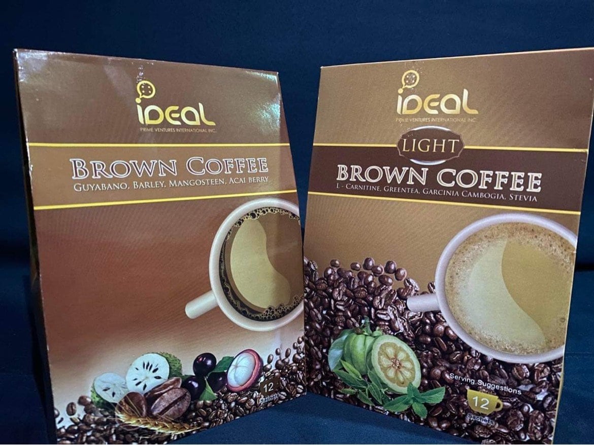 Brown/light Brown Coffee instant Coffee Guyabano Barley Etsy