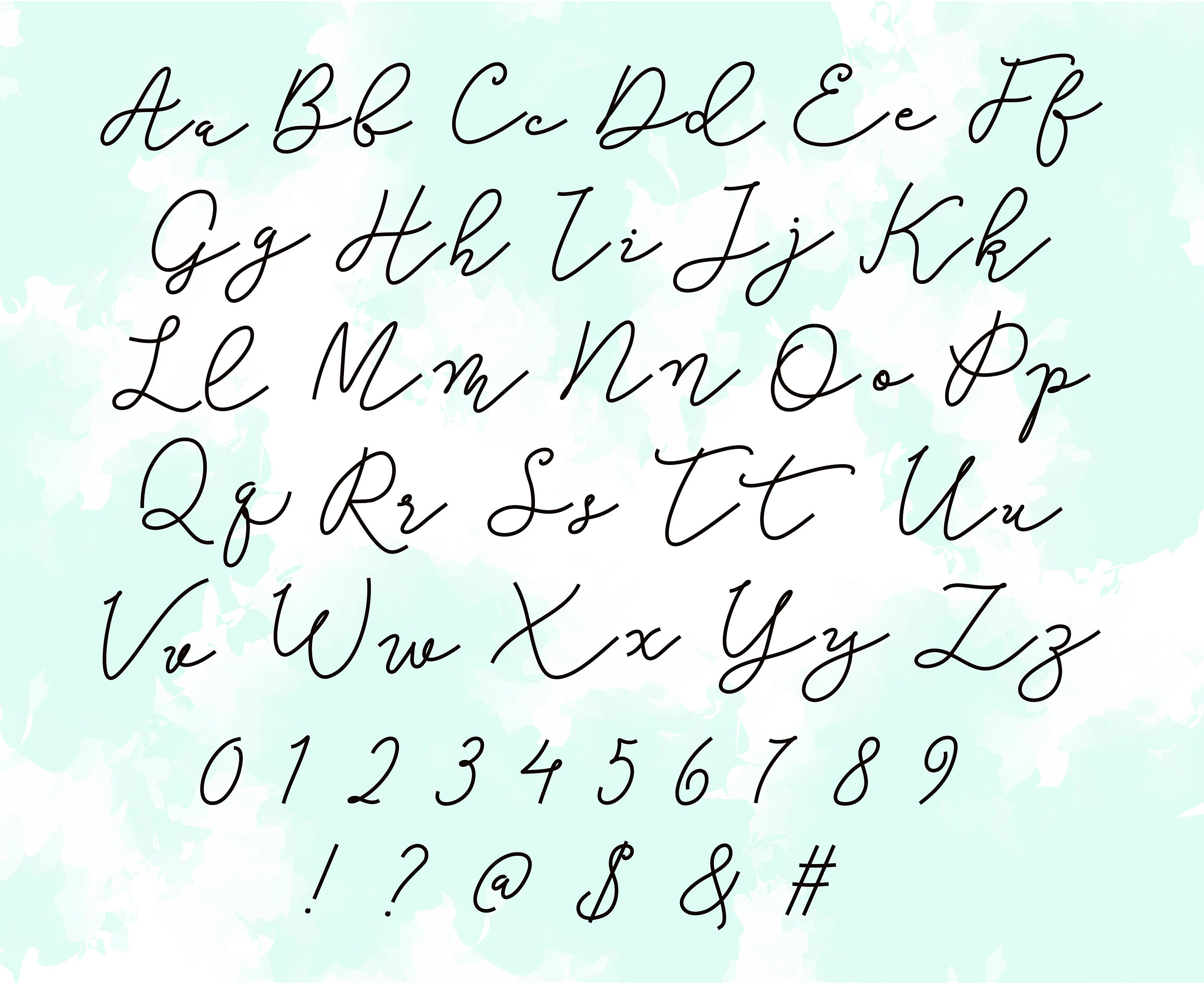 Font for Cricut Calligraphy Pens Cursive Cricut Font Cricut | Etsy