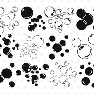 Bubbles SVG Bubbles Svg Bundle Bubbles Svg Files for Cricut Silhouette ...