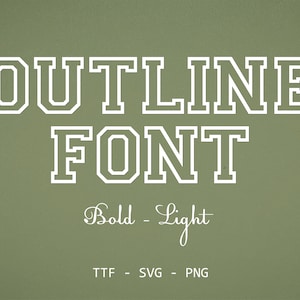 Overzicht lettertype hol lettertype overzicht lettertype handschrift Varsity-lettertype College lettertype overzicht brieven monogram lettertype TTF SVG voor Cricut Silhouette