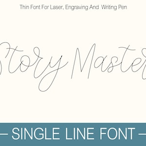 Einzeilige Schrift Gravur Schrift Single Stroke Schrift Stick Schrift Einzeilige Schrift für Cricut Silhouette Glowforge Schrift für Laser Einzeilige Schrift