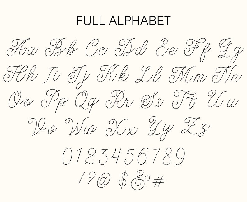 Single Line Font Laser Font Engraving Font Single Stroke Font Stick ...