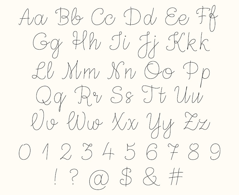 Sinle Line Letters Single Line Font Engraving Font Single Stroke Font Stick Font Single ...