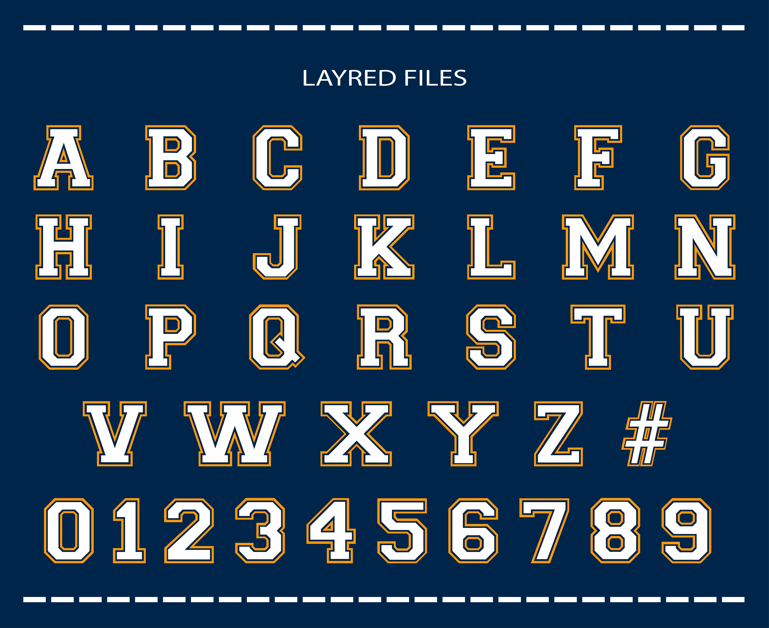 Varsity Style Fonts