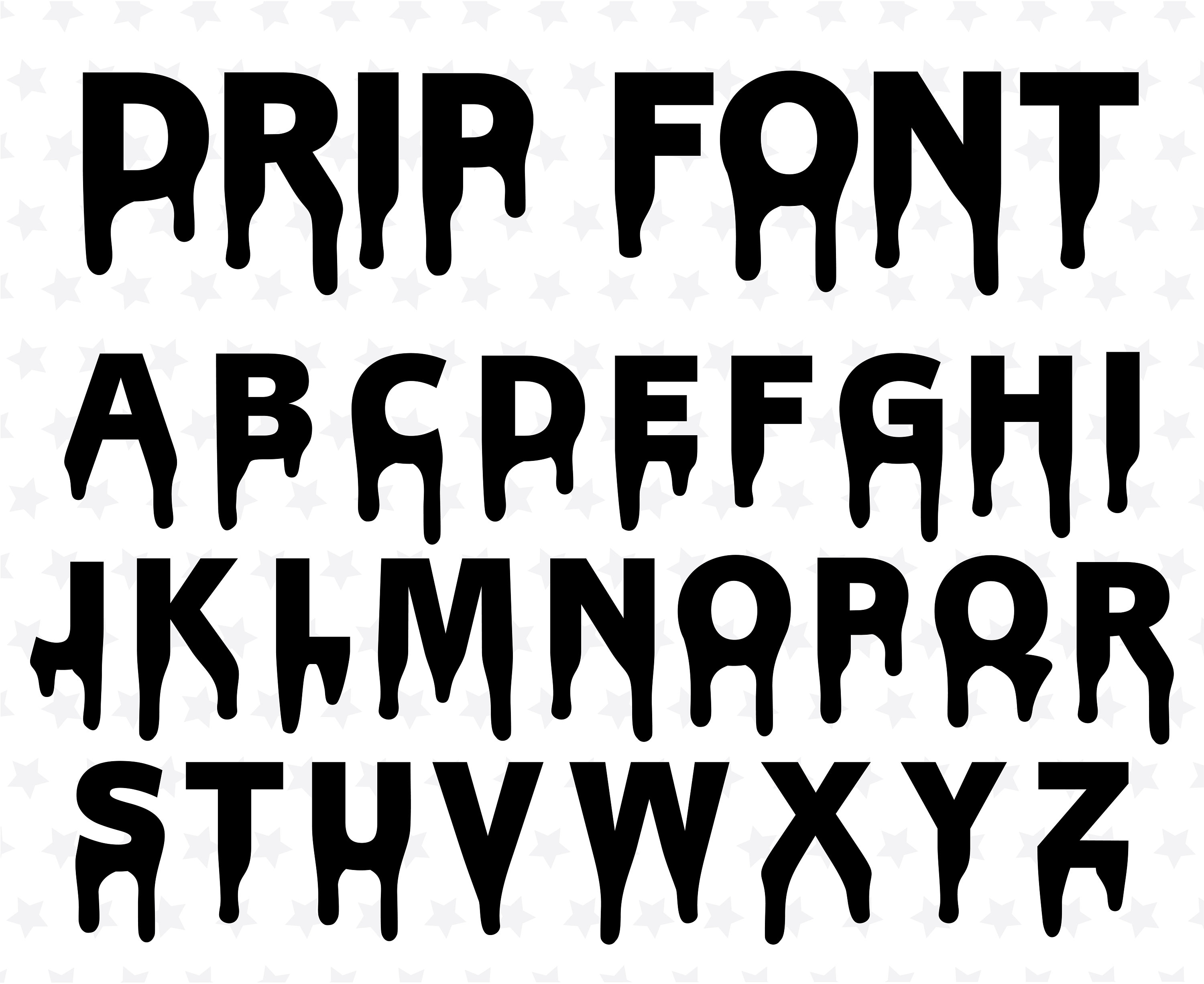 Dripping Font Svg, Dripping Letters Svg, Dripping Alphabet, 48 OFF
