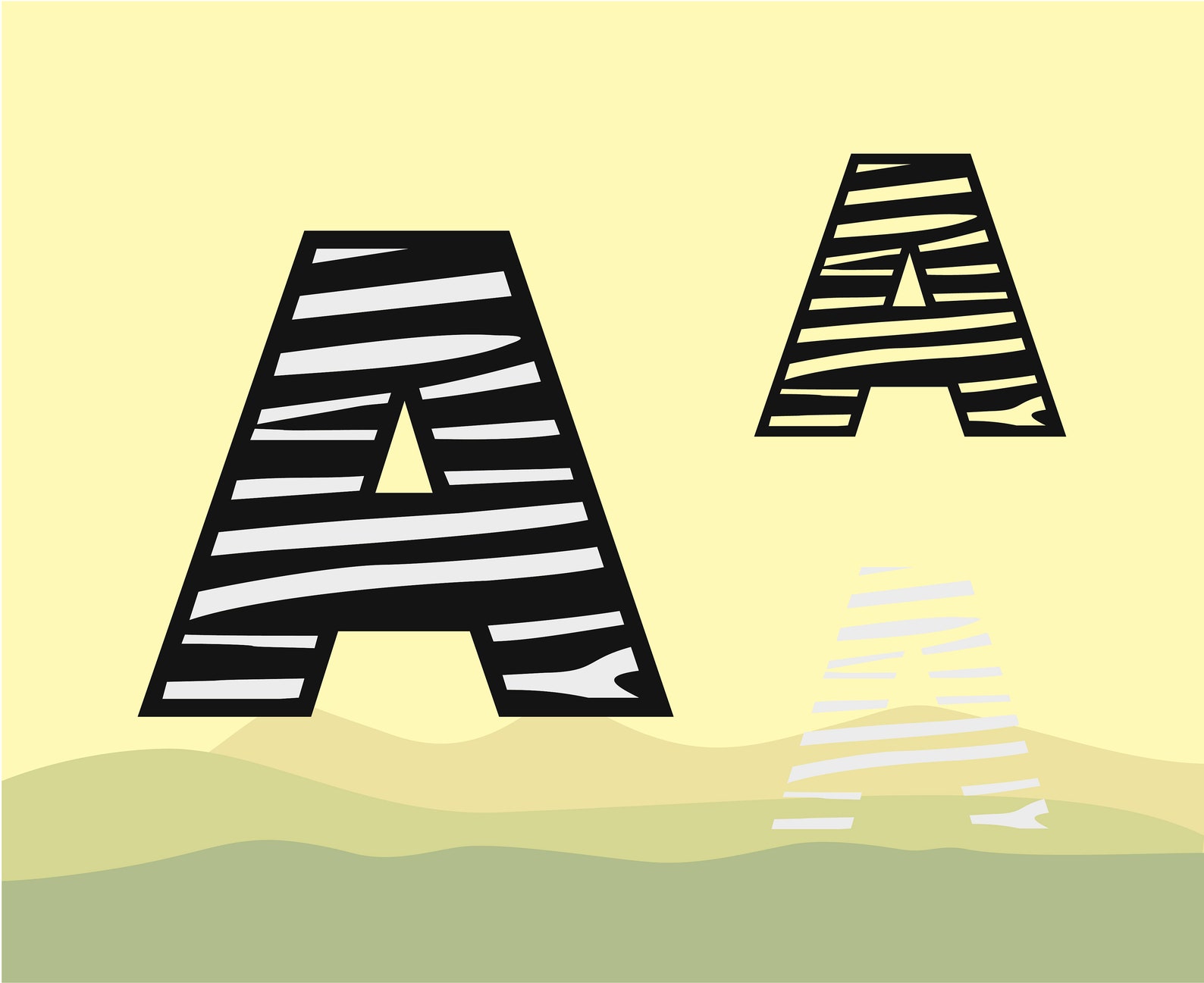 Zebra Font Animal Font Safari Font Zebra Print Font Zebra Etsy