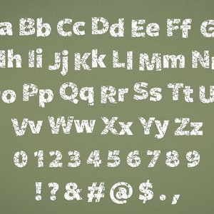 Distressed Font Grunge Font Distressed Monogram Font Grunge Lettering ...