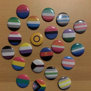 Pride-nålar 2,5 cm (anpassningsbara)
