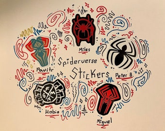 Spiderverse Stickers