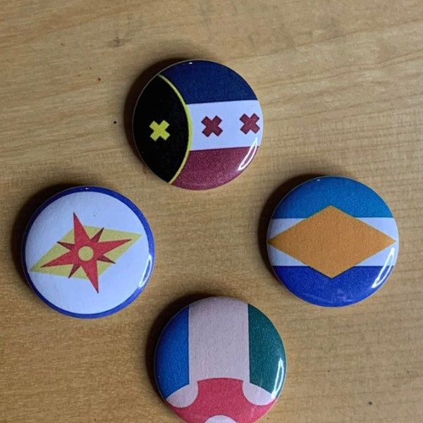 Dream Smp Flag pins