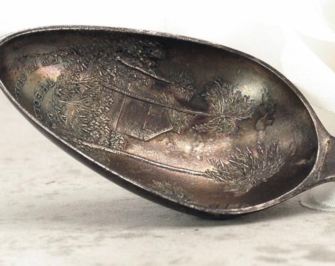 Miami Biscayne Bay Florida Spoon, Historic Osceola Collectible Spoon, Sterling Silver Souvenir Spoon, 925 Sterling Antique Spoon, 2482