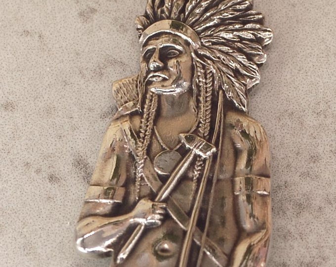 Sterling Silver Native American Spoon, Niagara Falls Collectible Souvenir Spoon, 925 Sterling Silver Indigenous History Spoon, 2420