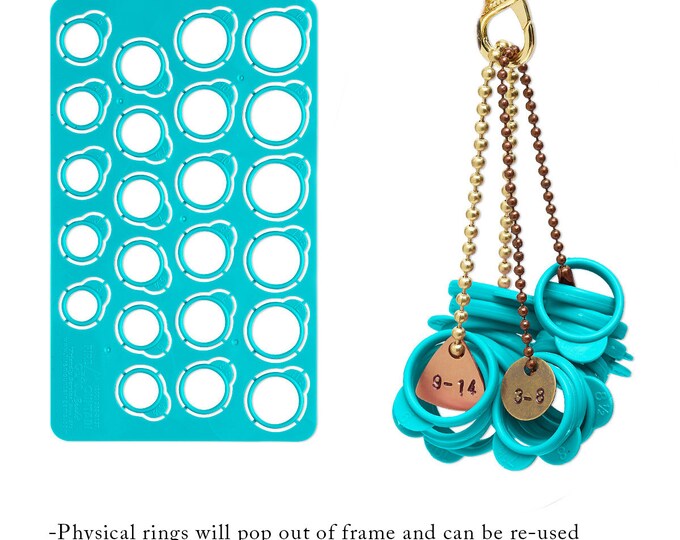 What Size Should I Order? - Physical, pop-out ring sizer (3-14 USA)