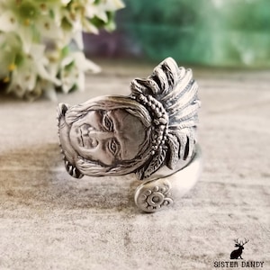Indian Chief Turquoise Ring - Etsy