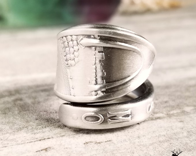 Sterling Saint Louis Ring, Gateway Arch Ring, Sterling Spoon Ring, Silver Spoon Ring, Vintage Sterling Ring, 1519B