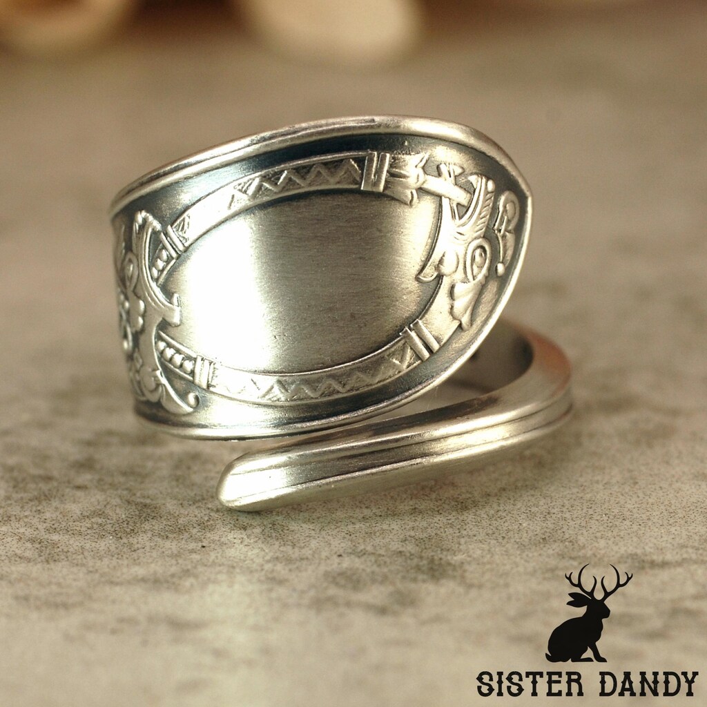 Anello Uomo Drago Gotico Vichingo: Gioiello Vintage Con Ala E Scudo, Totem Punk Dorato Per Ragazzi