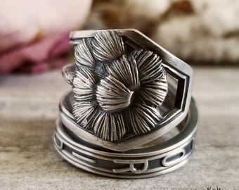 Sterling Palm Tree Ring, Coconut Tree Ring, Beach Souvenir Ring, Florida Ring, Sterling Ring, Vintage Ring, Sterling Souvenir Ring, 2125