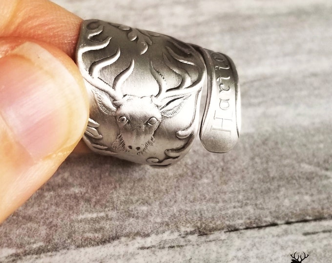 Sterling Wild Elk Ring, Elks Club Silver Ring, Elk Lodge Ring, Sterling Silver Deer Ring, Deer Hunter Silver Ring, Rocky Mountain Ring, 1377