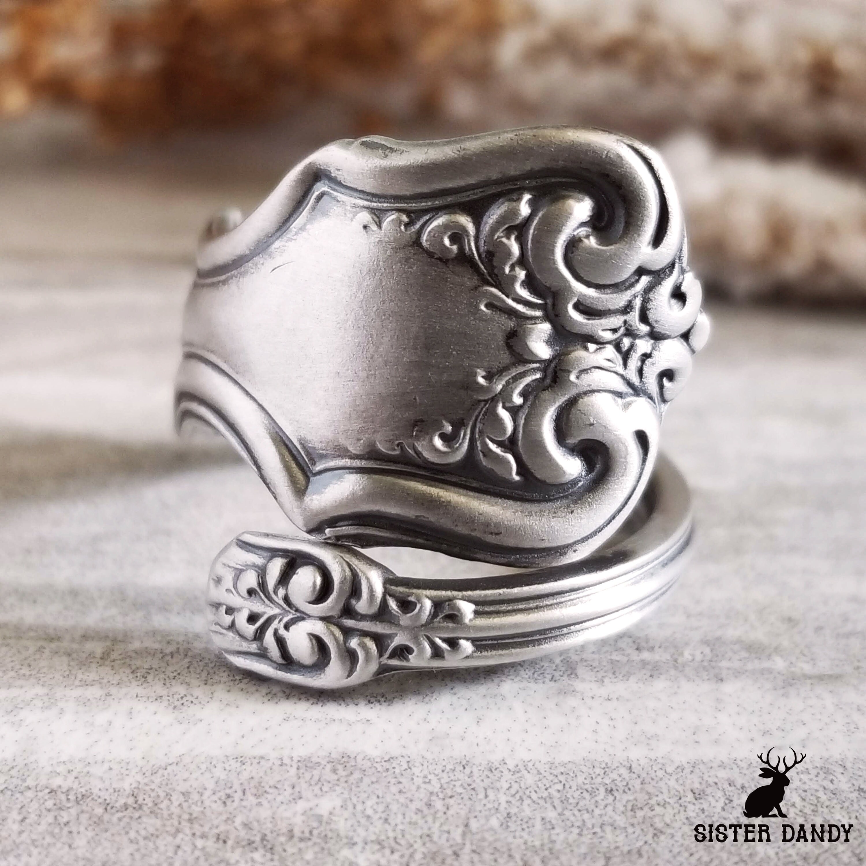 Old store spoon rings