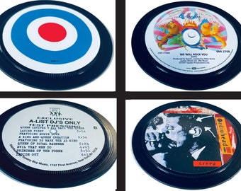 Record label coasters. Popsters Pick n mix. Part 4