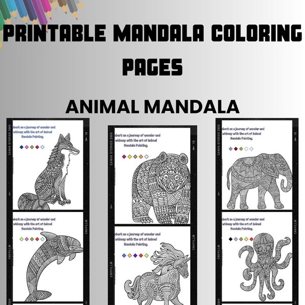 PRINTABLE MANDALA PAGES