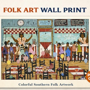 Rubys romantiska mysiga café konsttryck | Gemenskapsaffisch | Vintage cafémålning | 60-årsdagskonst affisch (digitalt)