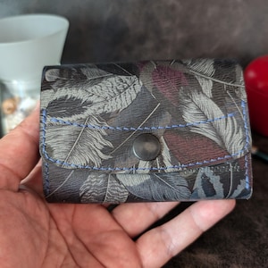 Handmade Genuine Leather Wallet/ Small  Wallet/ Soft Purse/  Handmade Gift/ Handcrafted Full Leather Wallet/ Custom Made Wallet